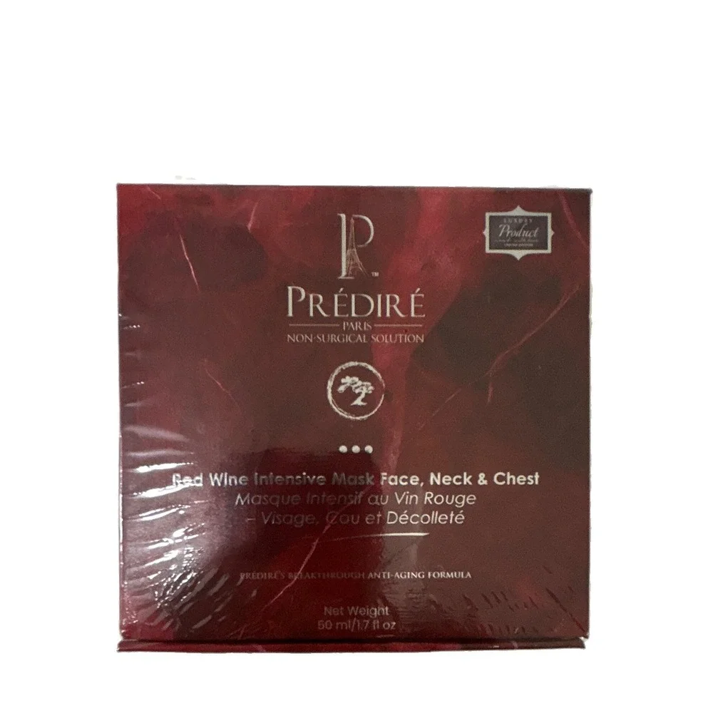 Prédiré Paris Red Wine Anti-Aging Intensive Mask Face/Neck MSRP: $950 NEW SEALED